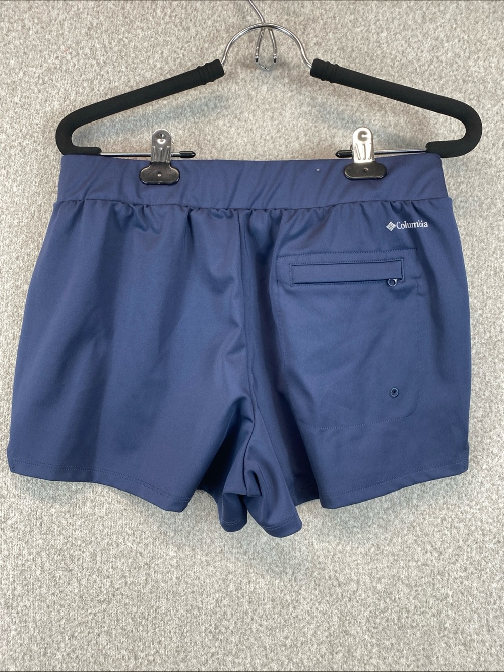 Columbia Sandy River Shorts Womens Med Zip Pocket & Drawstring inseam 3"